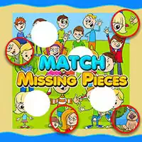 Spiel Zum Zusammenfügen Von Fehlenden Teilen Für Kinder